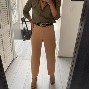 Aritzia Wilfred High-waisted, belted pants